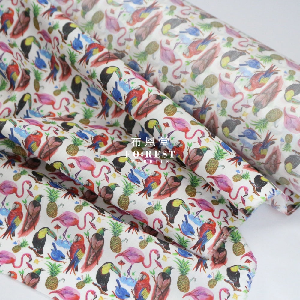 Liberty Of London (Cotton Tana Lawn Fabric) - Birds Paradise Cotton