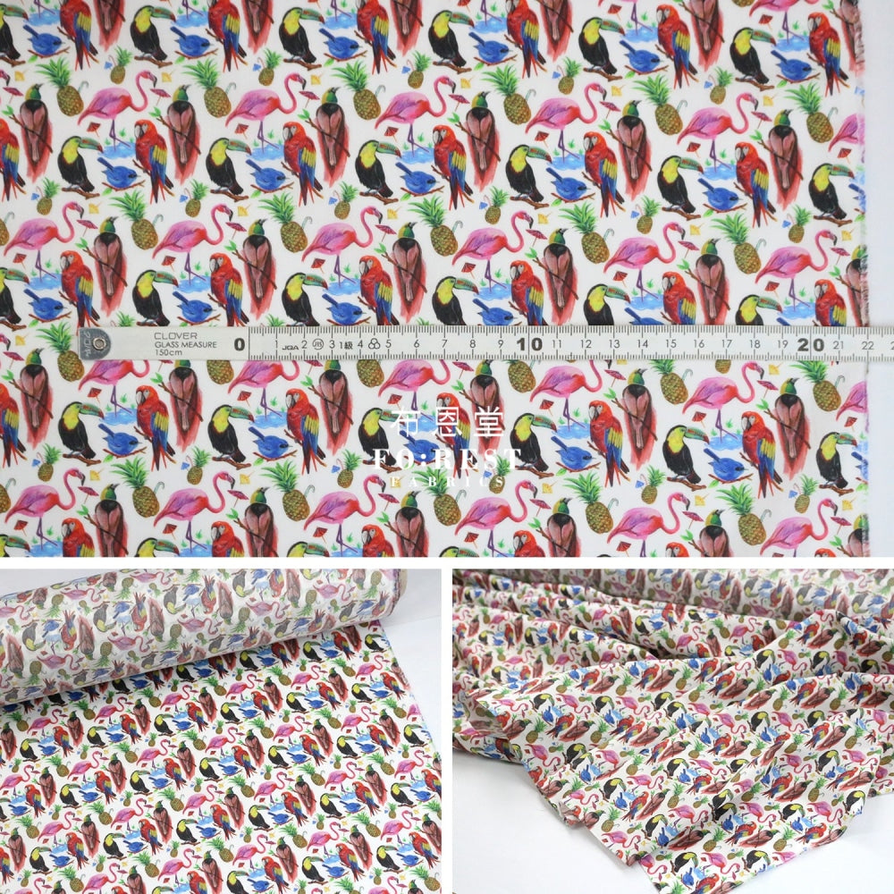 Liberty Of London (Cotton Tana Lawn Fabric) - Birds Paradise Cotton