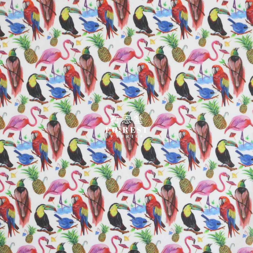 Liberty Of London (Cotton Tana Lawn Fabric) - Birds Paradise Cotton