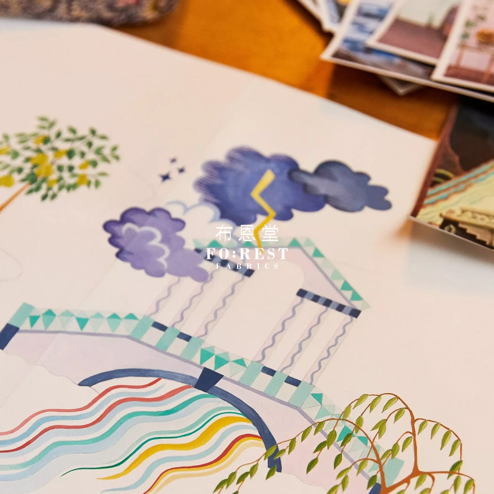 Liberty Of London (Cotton Tana Lawn Fabric) - Cloud Nine Navy Cotton