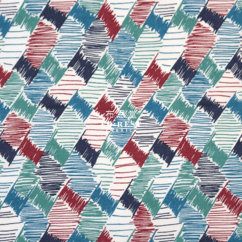 Liberty Of London (Cotton Tana Lawn Fabric) - Crayon Check Cotton