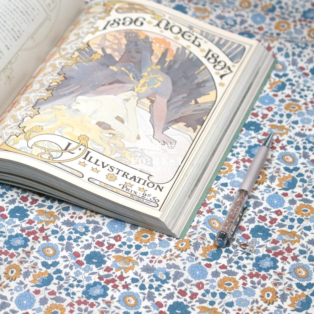 Liberty Of London (Cotton Tana Lawn Fabric) - Danjo 40Th Cotton