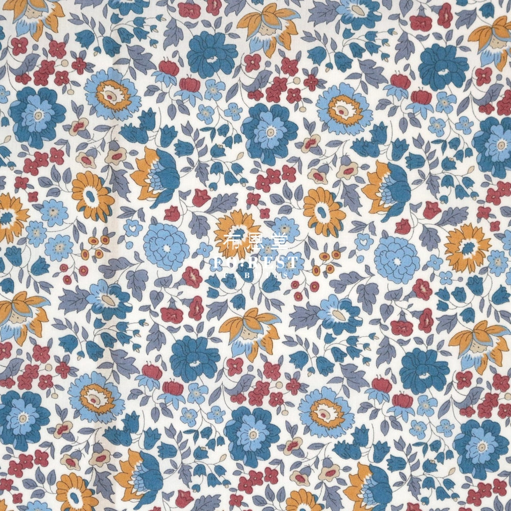 Liberty Of London (Cotton Tana Lawn Fabric) - Danjo 40Th Cotton