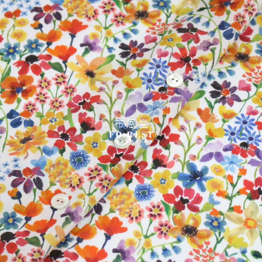 Liberty Of London (Cotton Tana Lawn Fabric) - Dreams Summer Colouful Cotton