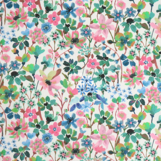Liberty Of London (Cotton Tana Lawn Fabric) - Dreams Summer Green Cotton
