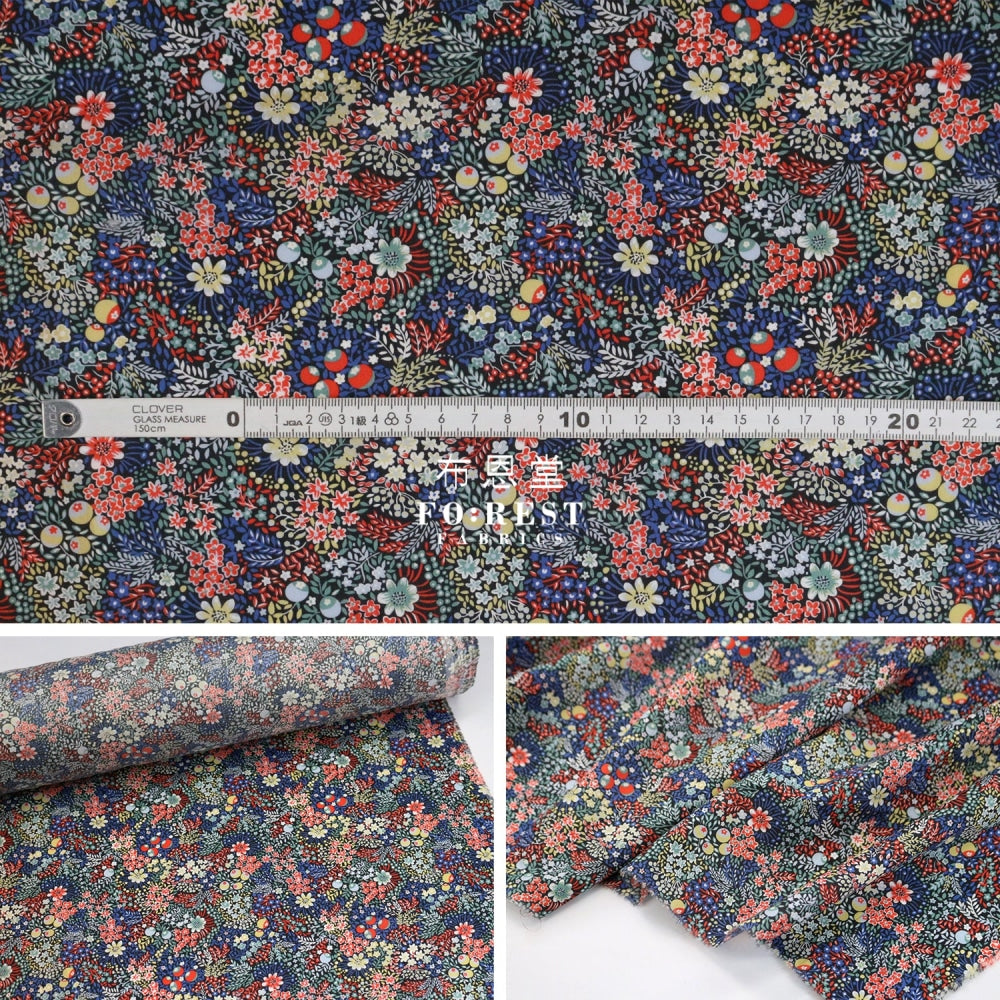 Liberty Of London (Cotton Tana Lawn Fabric) - Elderberry Cotton