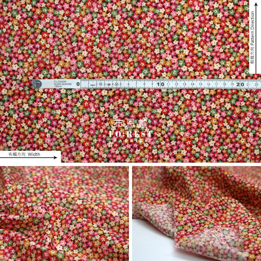 Liberty Of London (Cotton Tana Lawn Fabric) - Floral Charm Cotton