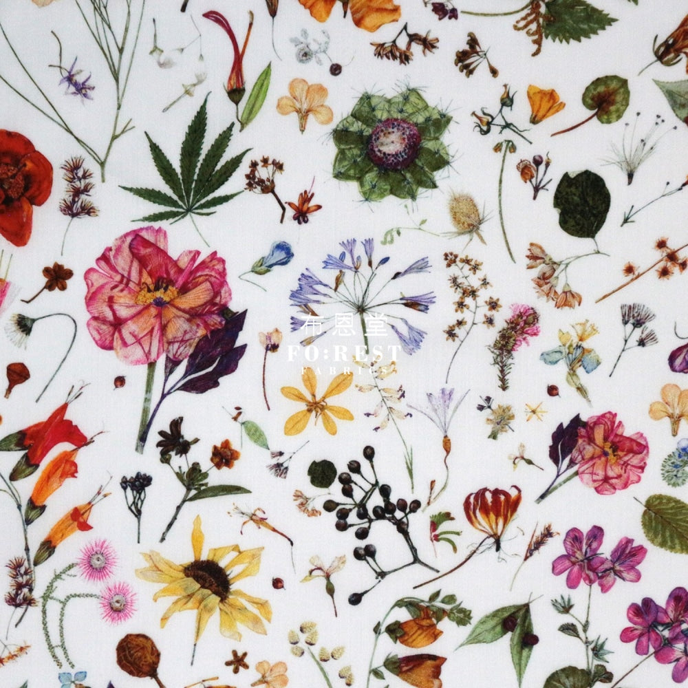 Liberty Of London (Cotton Tana Lawn Fabric) - Floral Eve Cotton