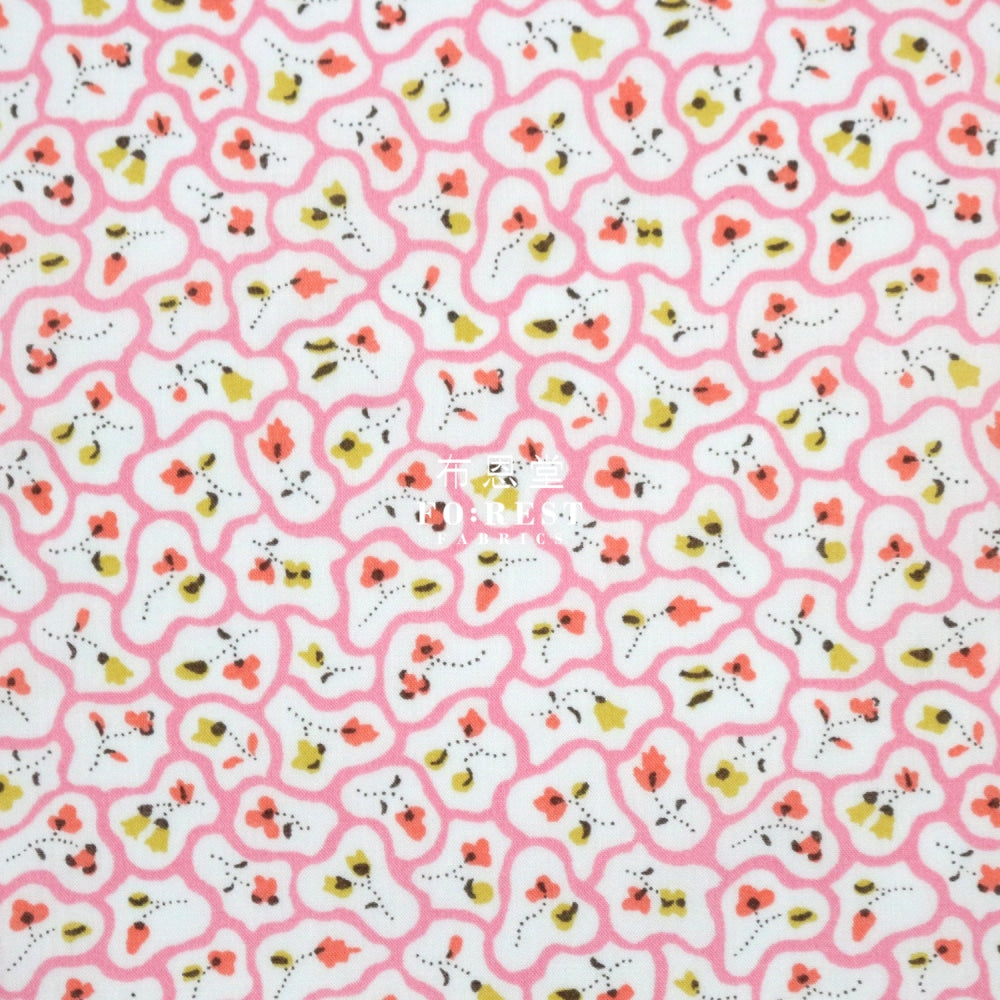 Liberty Of London (Cotton Tana Lawn Fabric) - Floral Paving Cotton