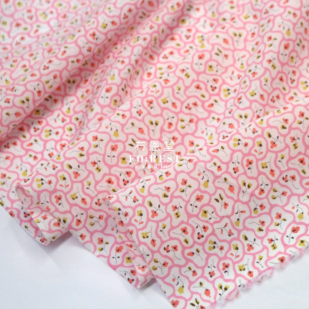 Liberty Of London (Cotton Tana Lawn Fabric) - Floral Paving Cotton