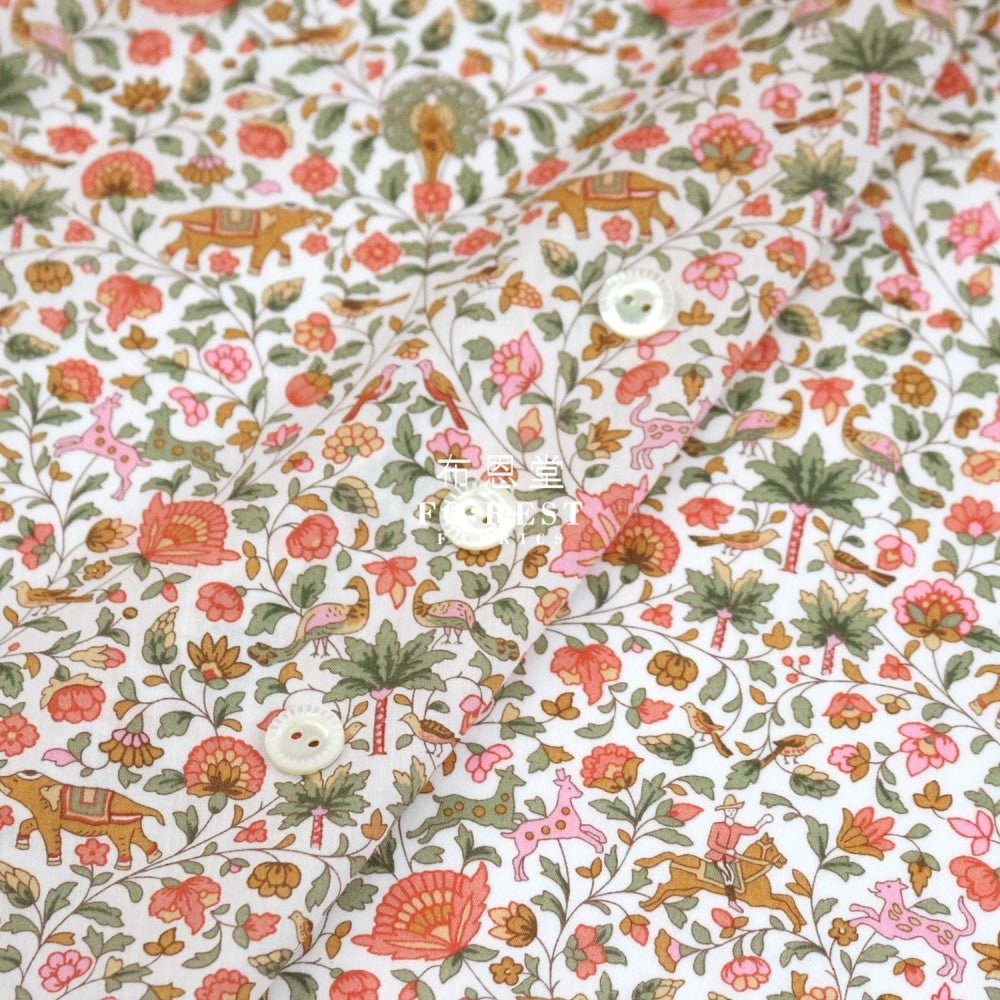 Liberty of London (Cotton Tana Lawn Fabric) - Imran - FO:REST Fabric 布恩堂Liberty fabrictana lawnjapanese fabricykk zipper