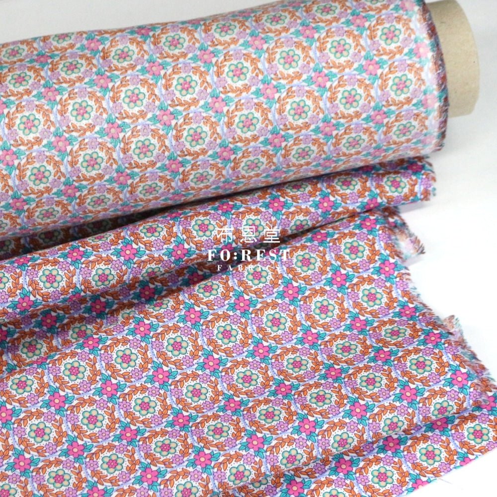 Liberty of London (Cotton Tana Lawn Fabric) - Jessie's Jewel Purple - FO:REST Fabric 布恩堂Liberty fabrictana lawnjapanese fabricykk zipper