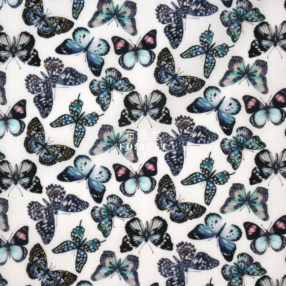 Liberty Of London (Cotton Tana Lawn Fabric) - Julie Butterfly Cotton