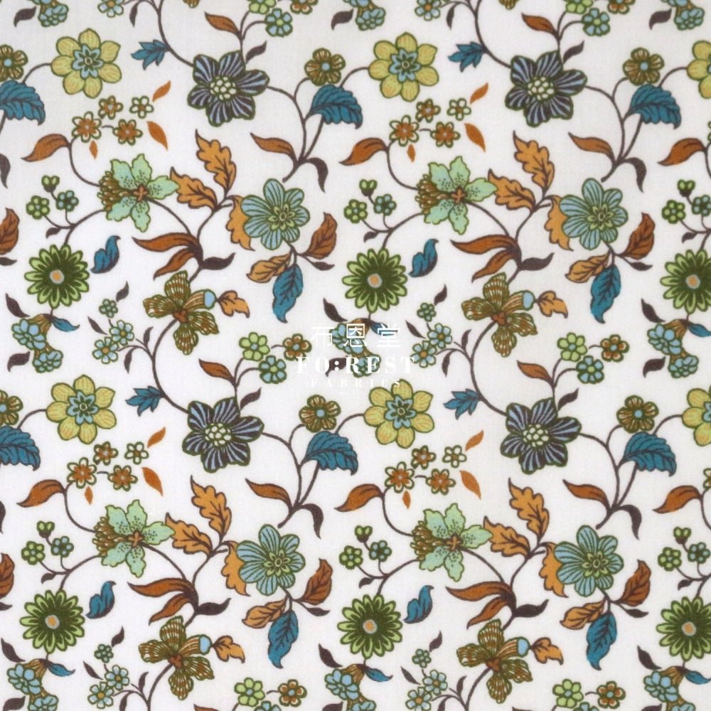Liberty of London (Cotton Tana Lawn Fabric) - Katherine Court - FO:REST Fabric 布恩堂Liberty fabrictana lawnjapanese fabricykk zipper