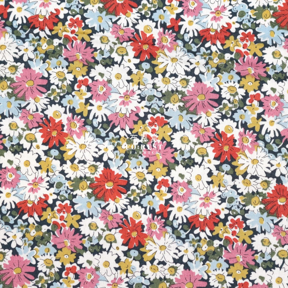 Liberty Of London (Cotton Tana Lawn Fabric) - Libby Red Cotton