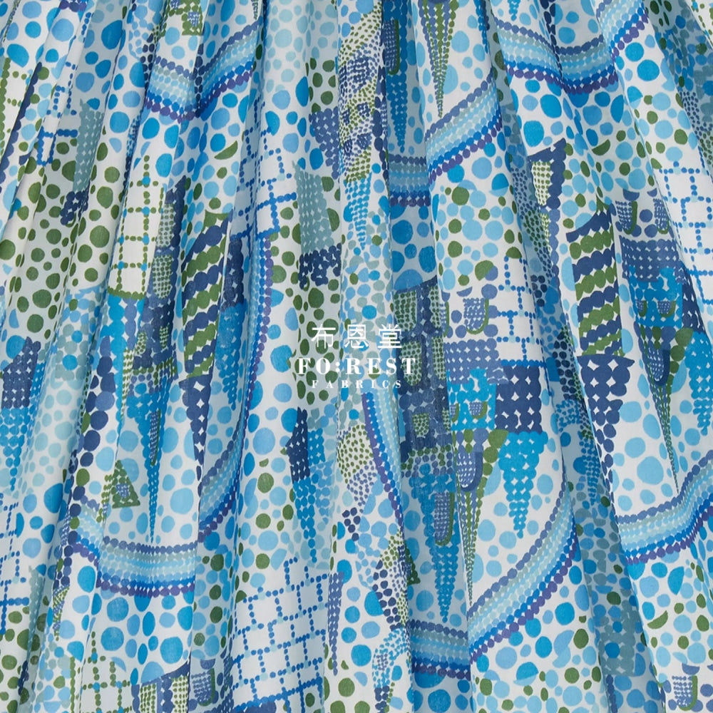 Liberty Of London (Cotton Tana Lawn Fabric) - Magical Mystery Blue Cotton