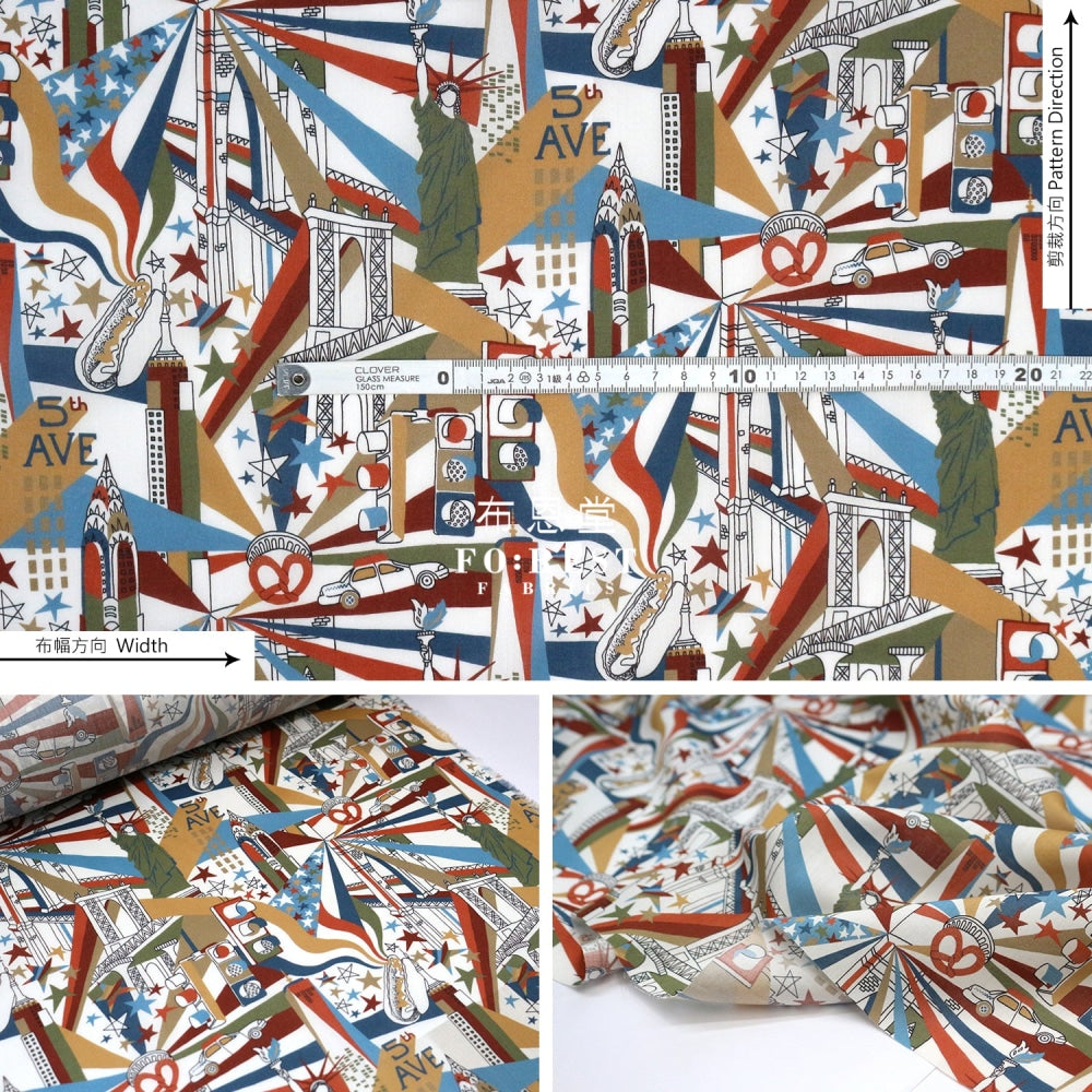 Liberty Of London (Cotton Tana Lawn Fabric) - Manhattan Brown Cotton