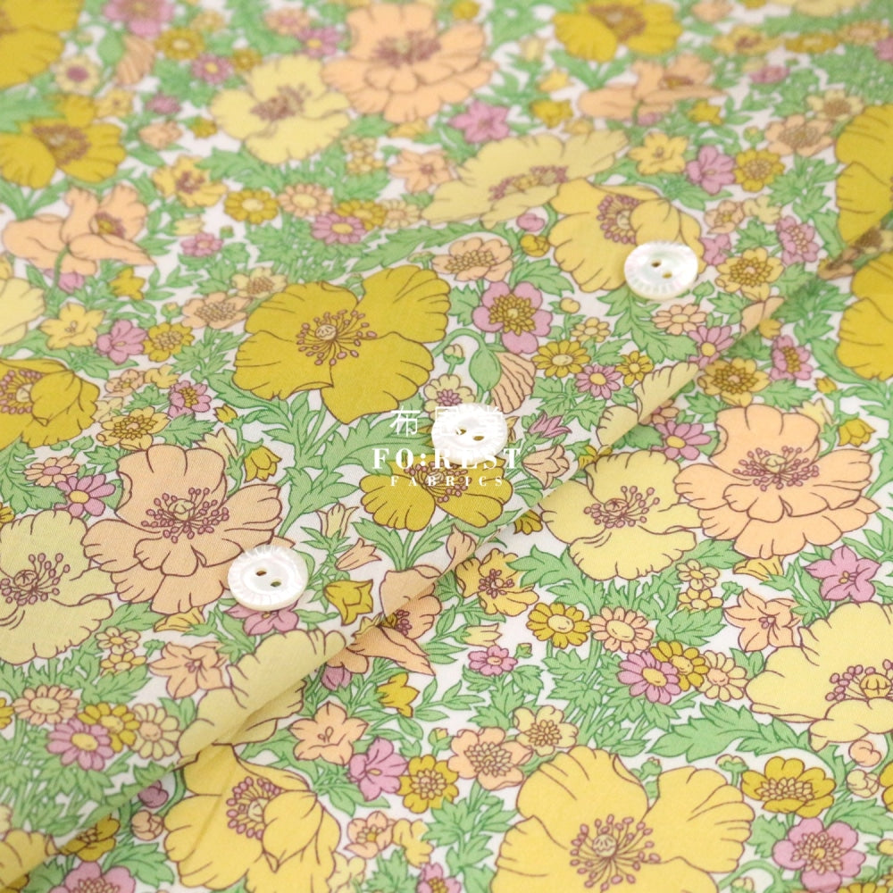 Liberty Of London (Cotton Tana Lawn Fabric) - Meadow Song B Cotton