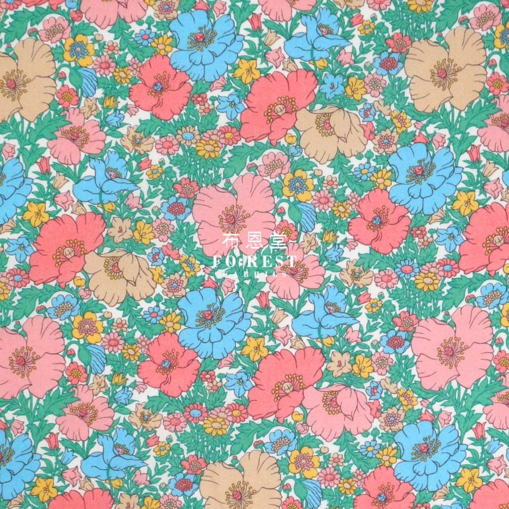 Liberty Of London (Cotton Tana Lawn Fabric) - Meadow Song C Cotton