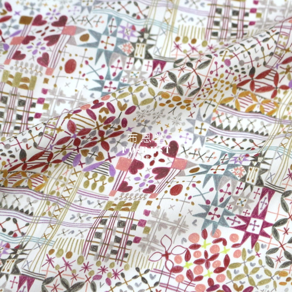 Liberty Of London (Cotton Tana Lawn Fabric) - Monika Dark Cotton