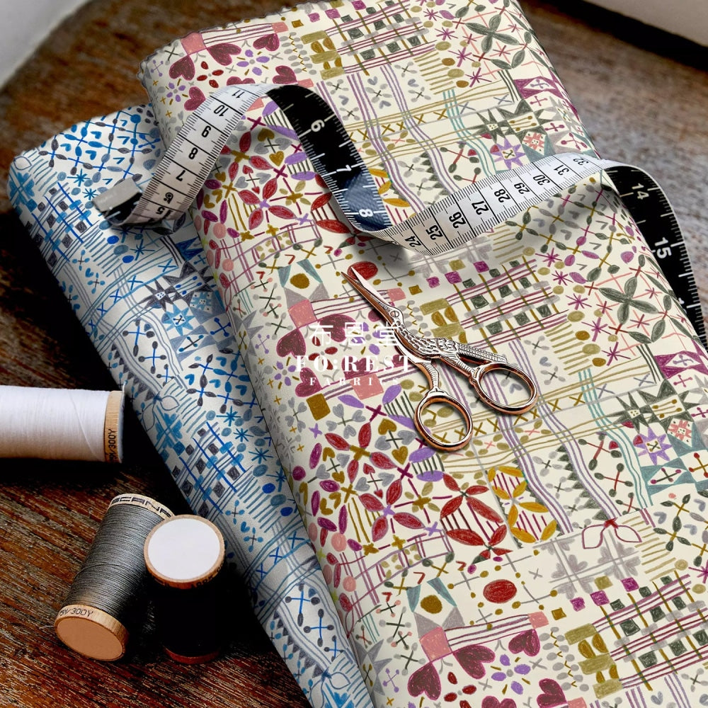 Liberty Of London (Cotton Tana Lawn Fabric) - Monika Dark Cotton