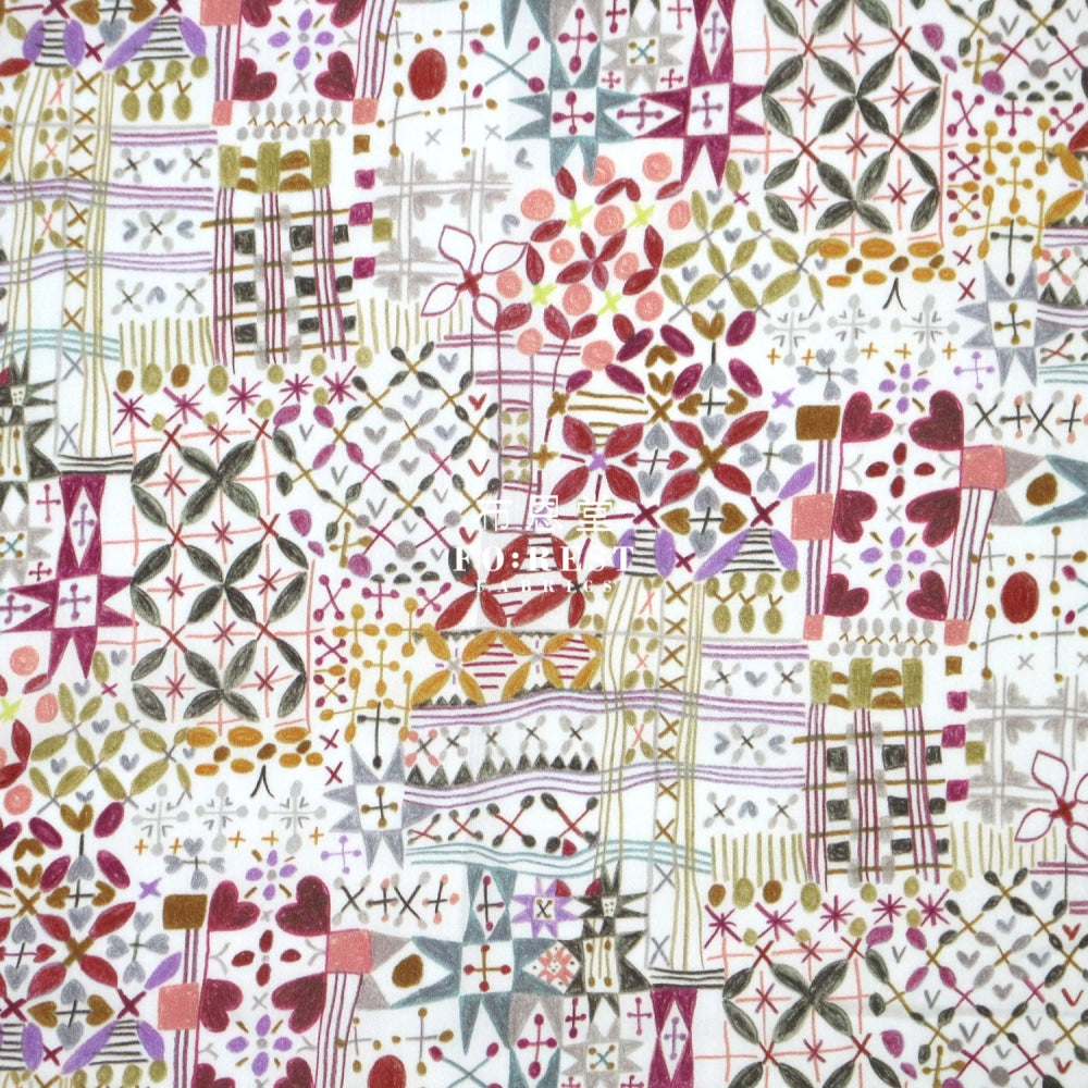 Liberty Of London (Cotton Tana Lawn Fabric) - Monika Dark Cotton