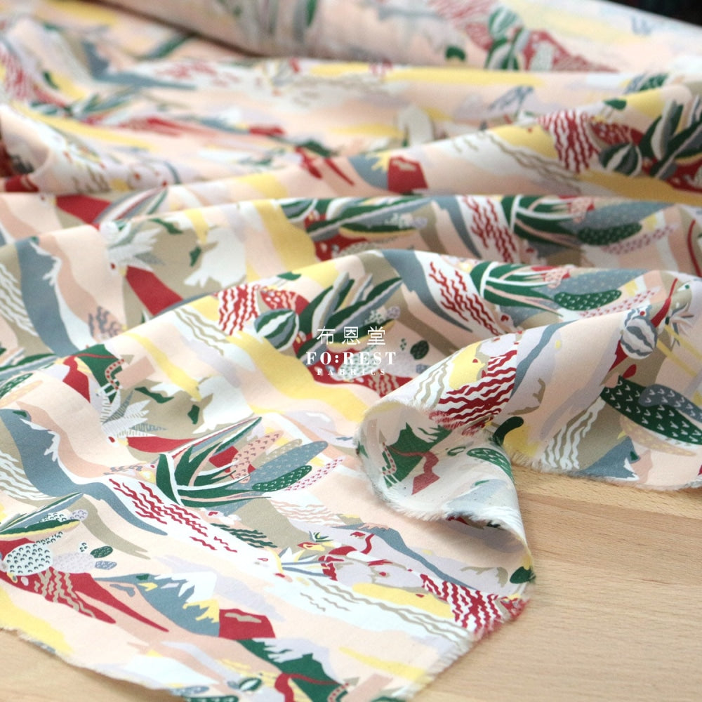 Liberty Of London (Cotton Tana Lawn Fabric) - Nirvana Desert Pink Cotton