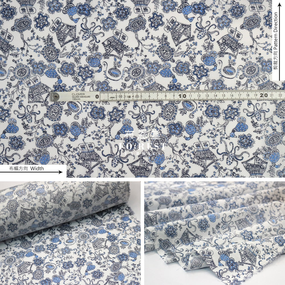 Liberty Of London (Cotton Tana Lawn Fabric) - Opera Carousel Cotton