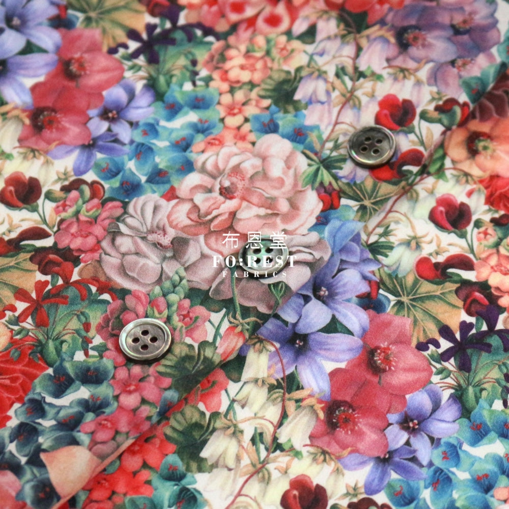 Liberty Of London (Cotton Tana Lawn Fabric) - Painted Travels A Cotton
