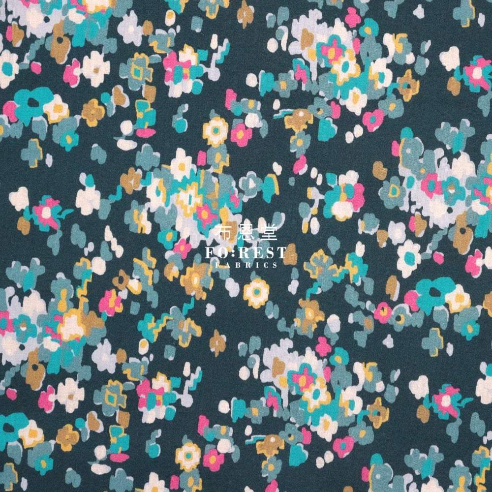Liberty Of London (Cotton Tana Lawn Fabric) - Paisley Flowers Cotton