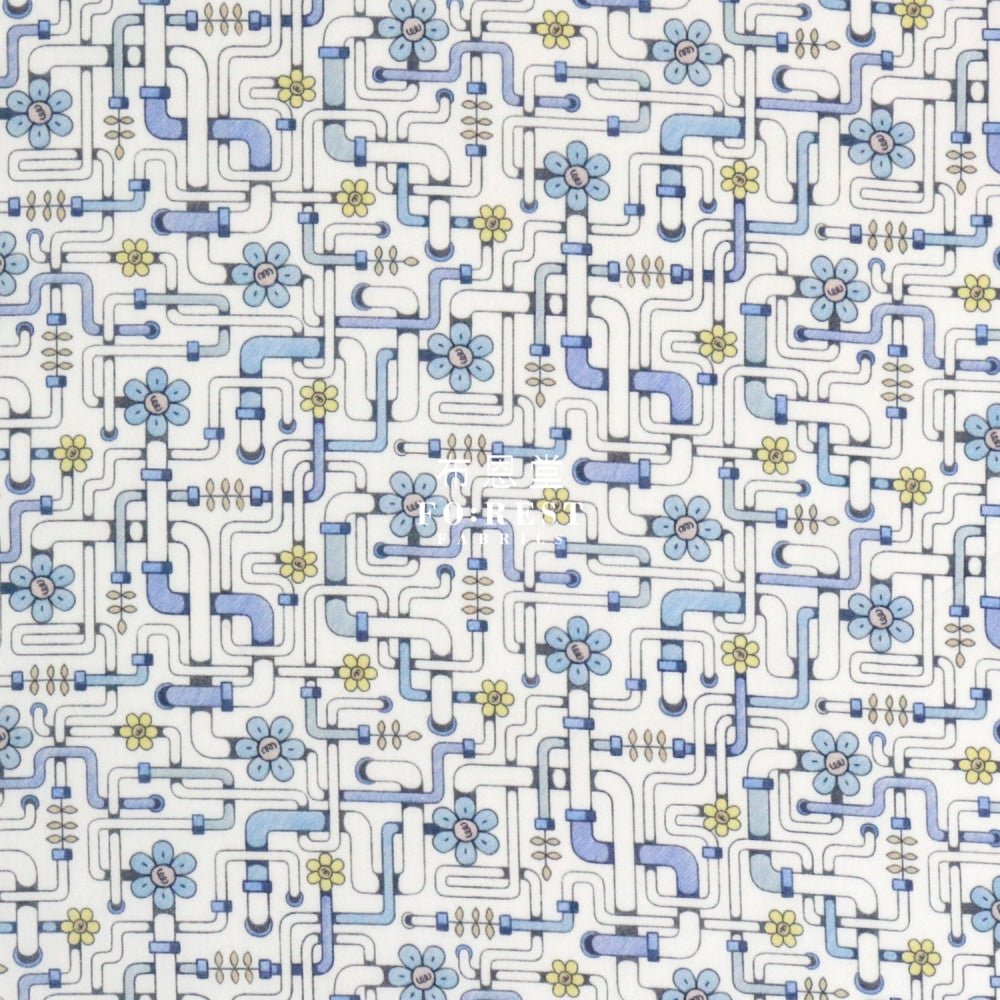 Liberty of London (Cotton Tana Lawn Fabric) - Pipe Dream - FO:REST Fabric 布恩堂Liberty fabrictana lawnjapanese fabricykk zipper