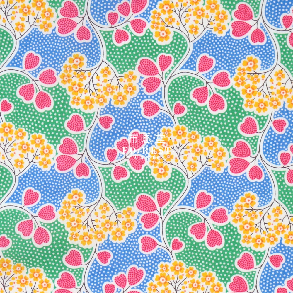 Liberty Of London (Cotton Tana Lawn Fabric) - Primula Point Blue Cotton