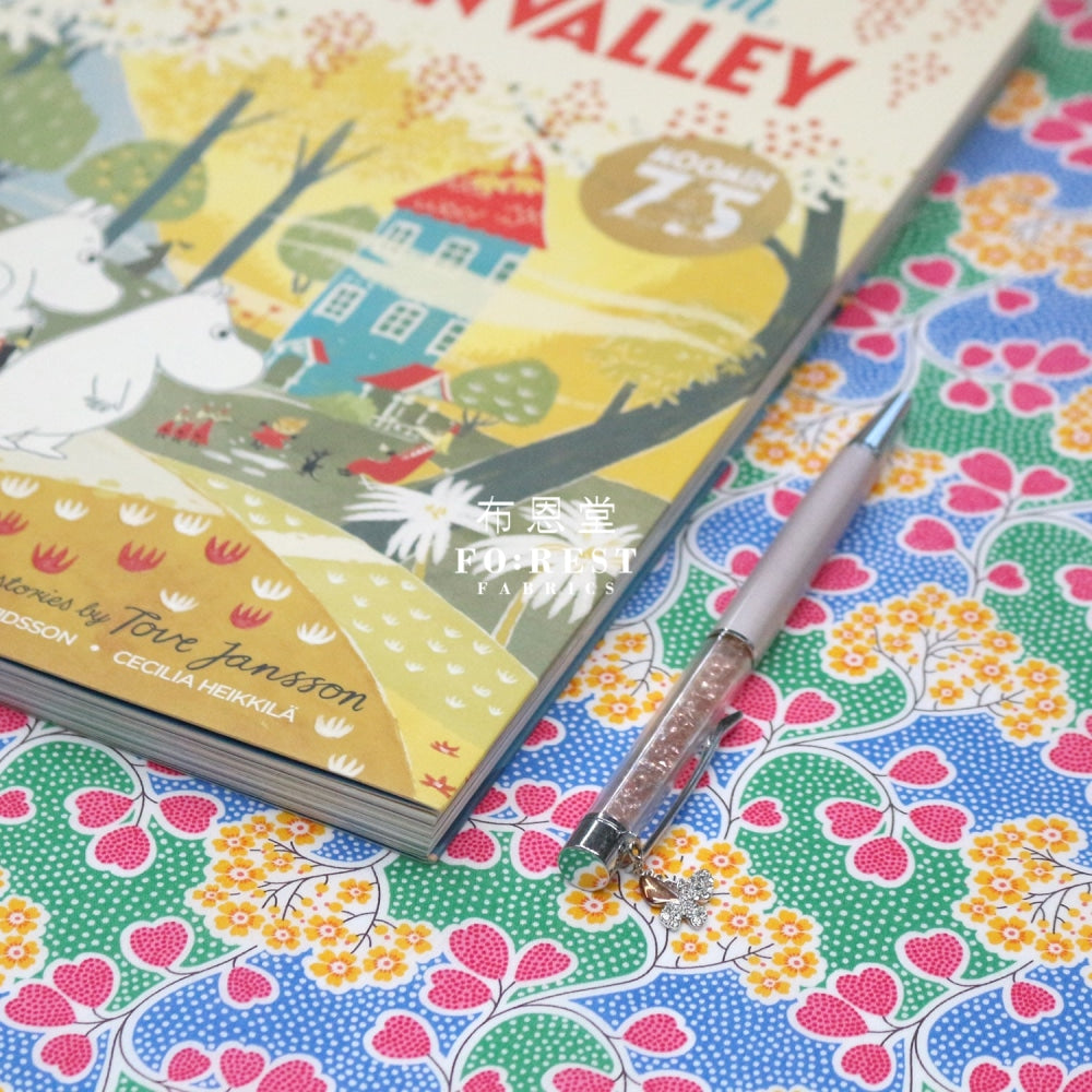 Liberty Of London (Cotton Tana Lawn Fabric) - Primula Point Blue Cotton