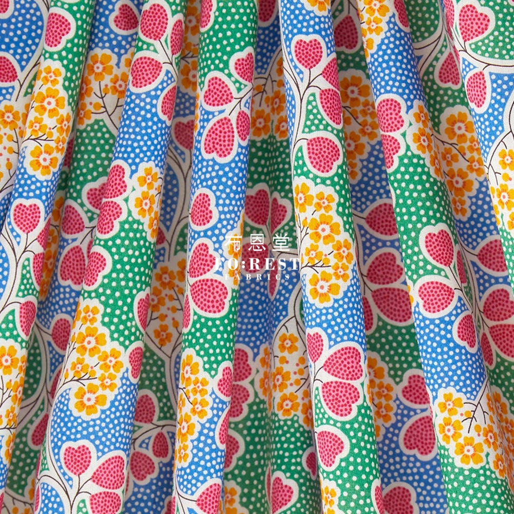Liberty Of London (Cotton Tana Lawn Fabric) - Primula Point Blue Cotton
