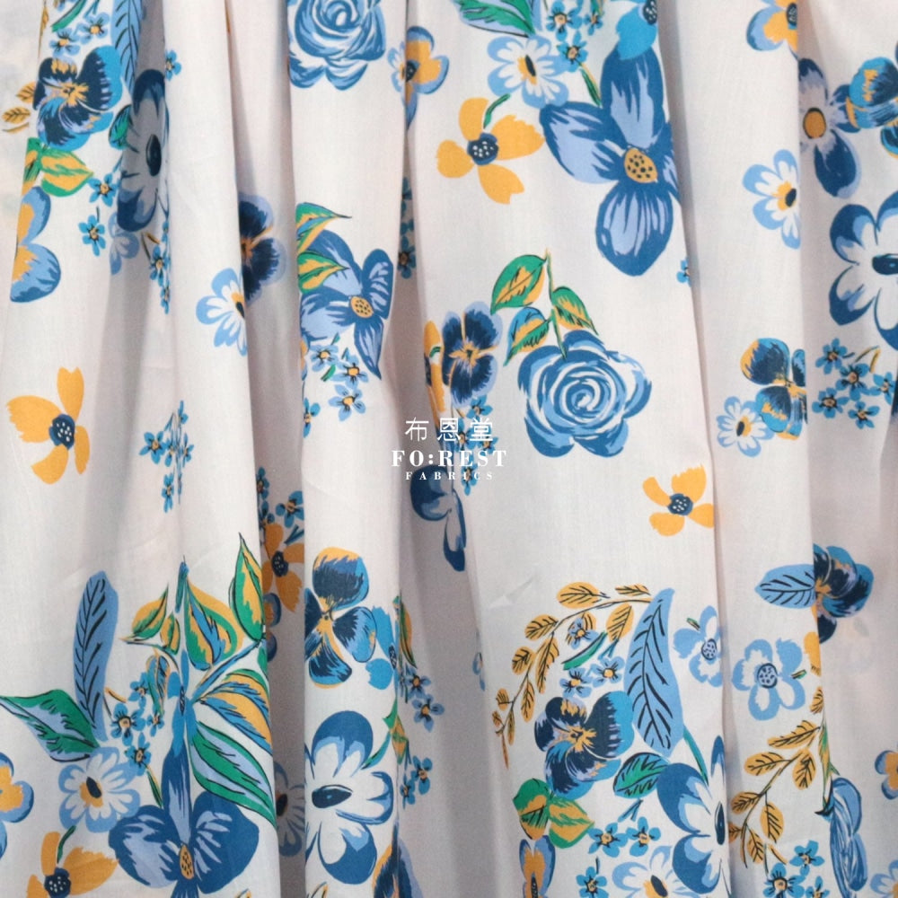 Liberty Of London (Cotton Tana Lawn Fabric) - Riviera Bouqet Lt.pink Cotton