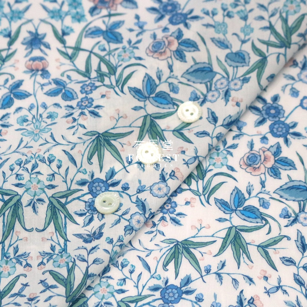 Liberty Of London (Cotton Tana Lawn Fabric) - Tapestry Blue Cotton