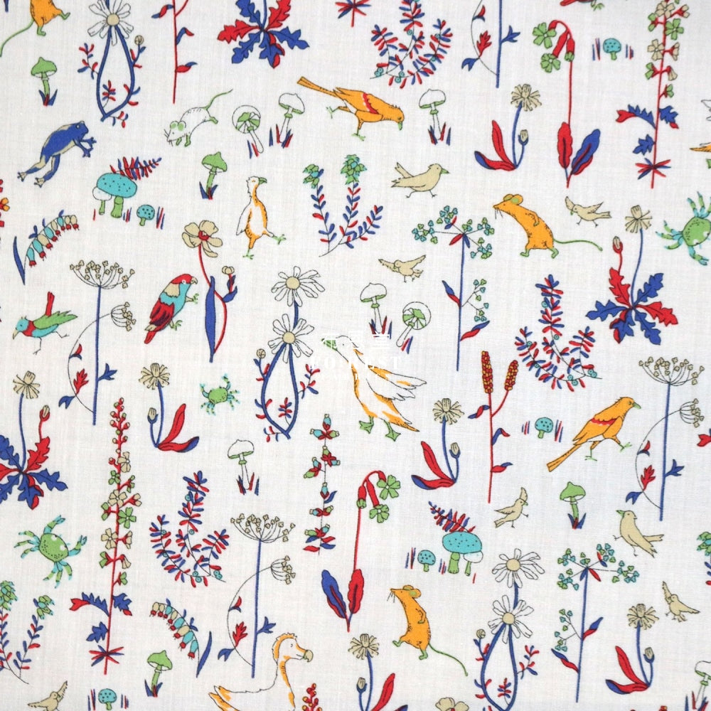 Liberty Of London (Cotton Tana Lawn Fabric) - Theo Blue Cotton