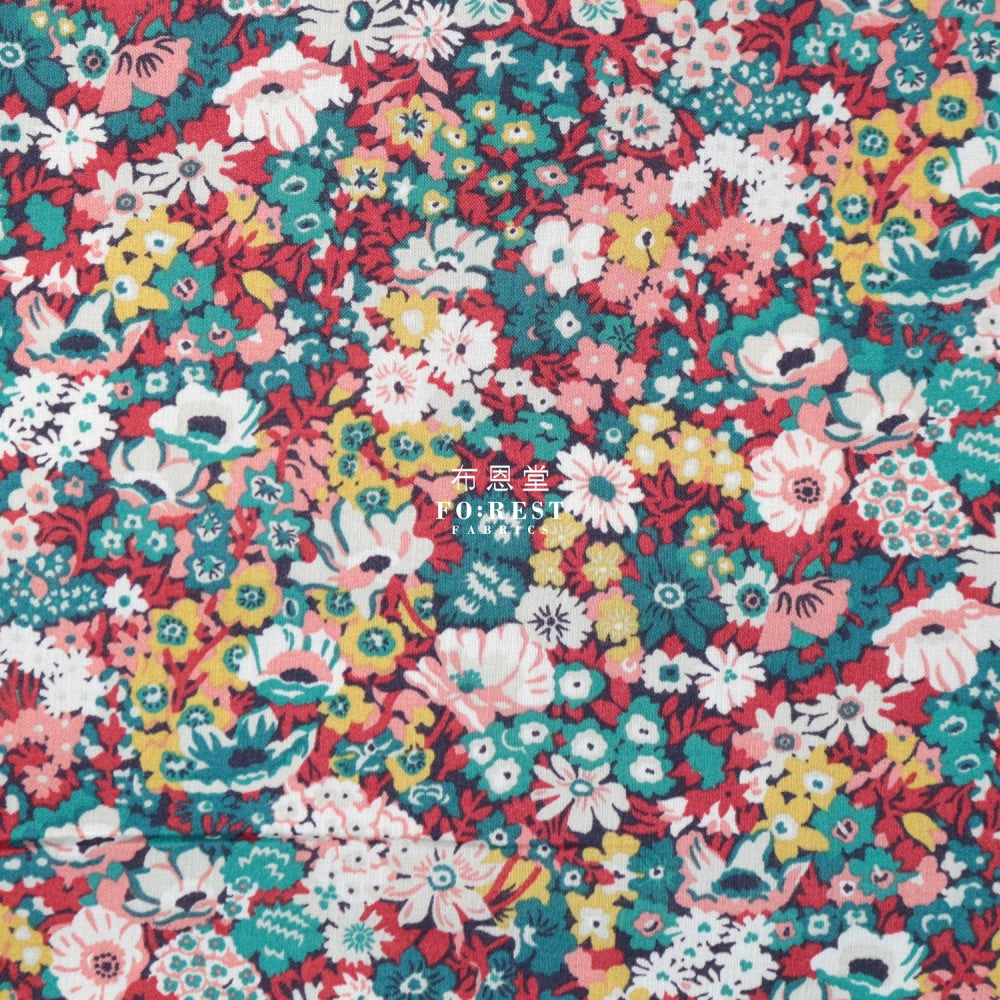 Liberty Of London (Cotton Tana Lawn Fabric) - Thorpe Hill Red Cotton