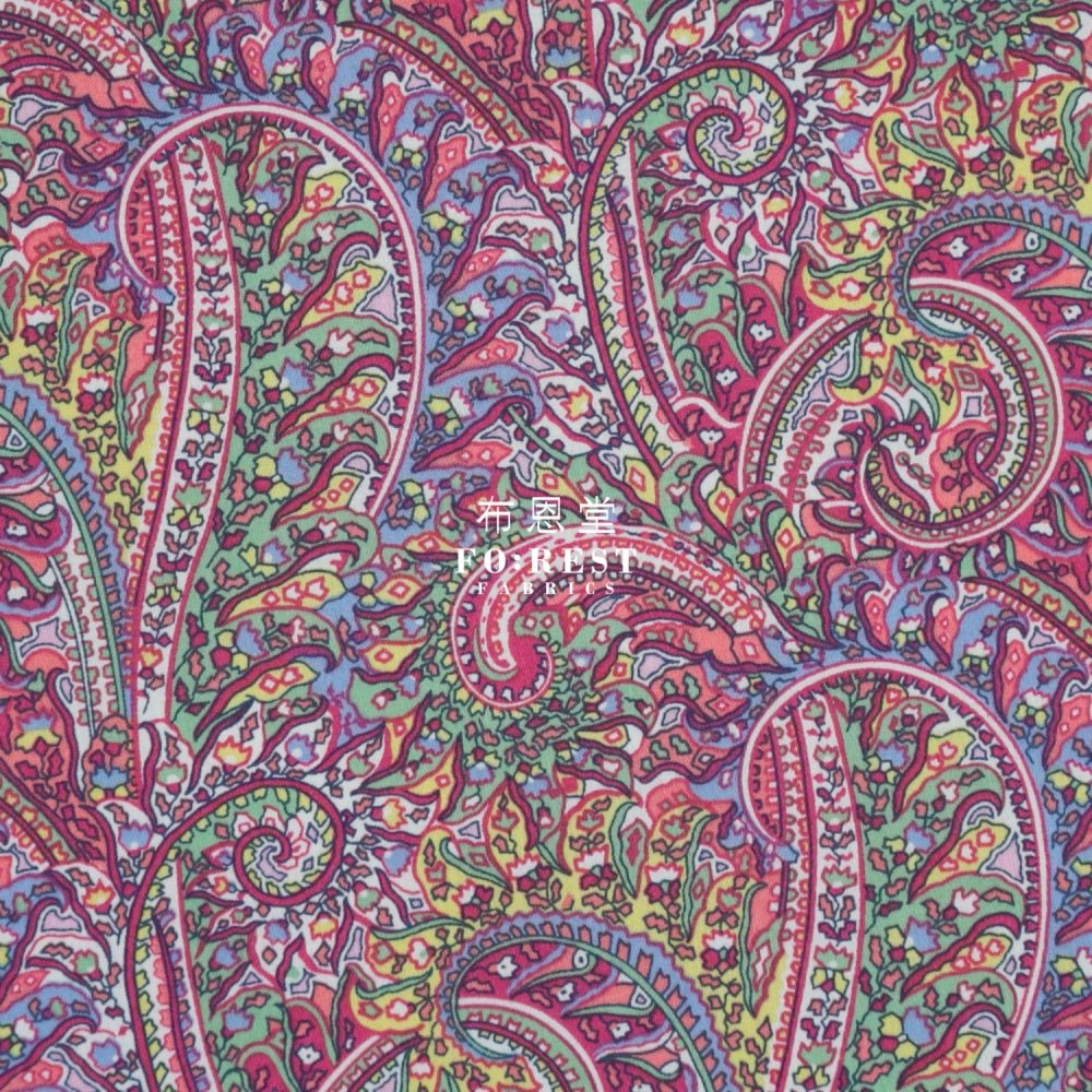 Liberty of London (Cotton Tana Lawn Fabric) - Tropical Prince - FO:REST Fabric 布恩堂Liberty fabrictana lawnjapanese fabricykk zipper