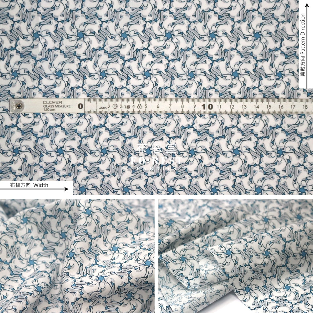 Liberty Of London (Cotton Tana Lawn Fabric) - Tumbling Tails Cotton