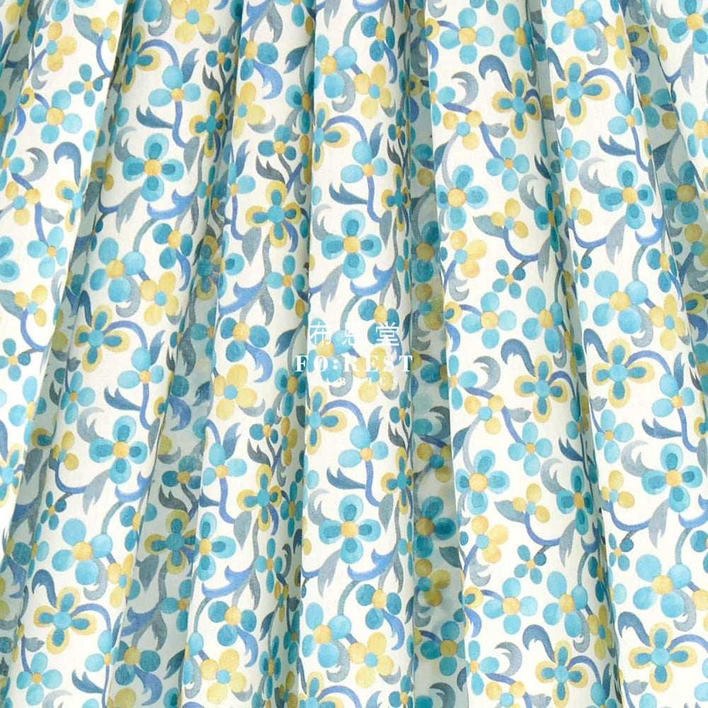 Liberty Of London (Cotton Tana Lawn Fabric) - Violetta Blue Cotton