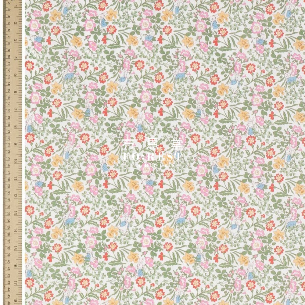 Liberty Of London (Japan) - Peter Rabbit Green Cotton Tana Lawn