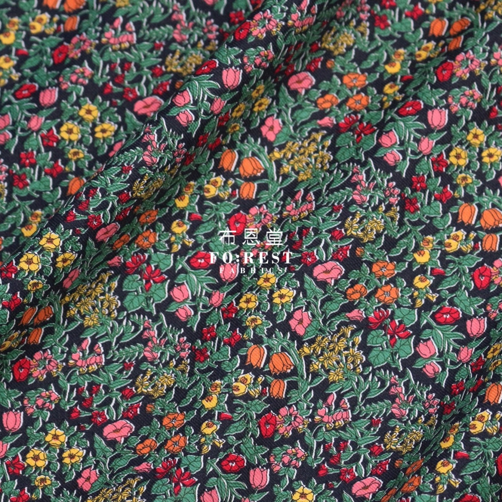 Liberty Of London (Lantana Fabric) - Alicia Bell Black Lantana