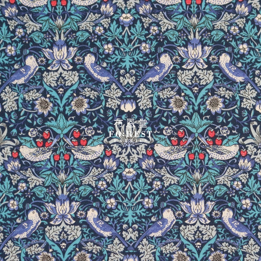 Liberty Of London (Lantana Fabric) - Strawberry Thief Blue Lantana