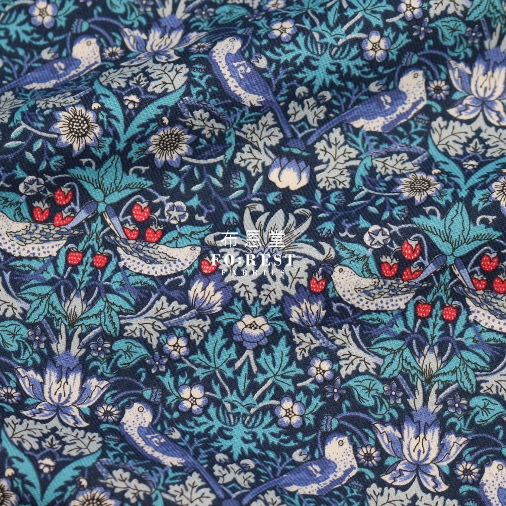 Liberty Of London (Lantana Fabric) - Strawberry Thief Blue Lantana