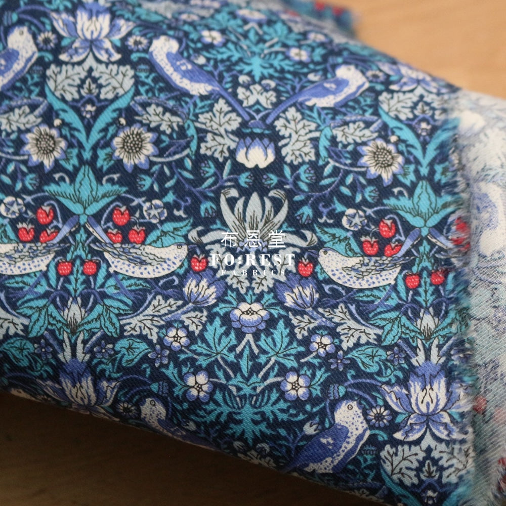 Liberty Of London (Lantana Fabric) - Strawberry Thief Blue Lantana