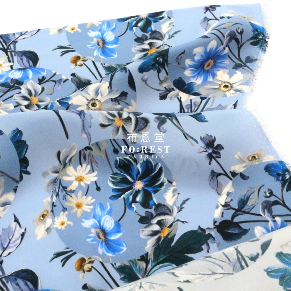 Liberty of London (Silk Crepe de Chine) - Covington fabric - FO:REST Fabric 布恩堂Liberty fabrictana lawnjapanese fabricykk zipper