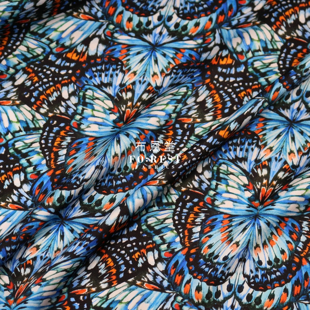 Liberty Of London (Silk Satin) - Kaleidoscope Fabric Silk Satin