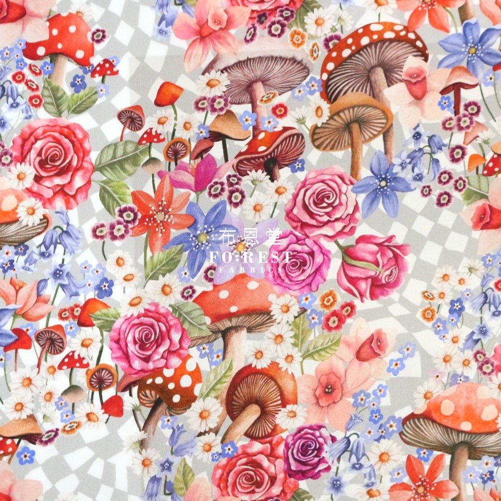 Liberty of London (Silk Satin) - Land of Make Believe fabric - FO:REST Fabric 布恩堂Liberty fabrictana lawnjapanese fabricykk zipper