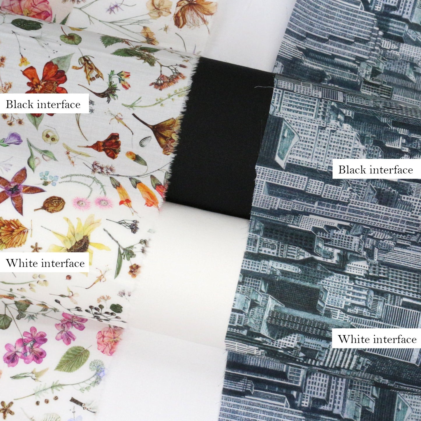 Lightweight Woven fusible interfacing fabric 服裝布襯 - FO:REST Fabric 布恩堂Liberty fabrictana lawnjapanese fabricykk zipper